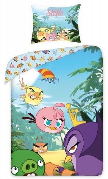 Pościel bawełniana angry birds halantex mix kolorów