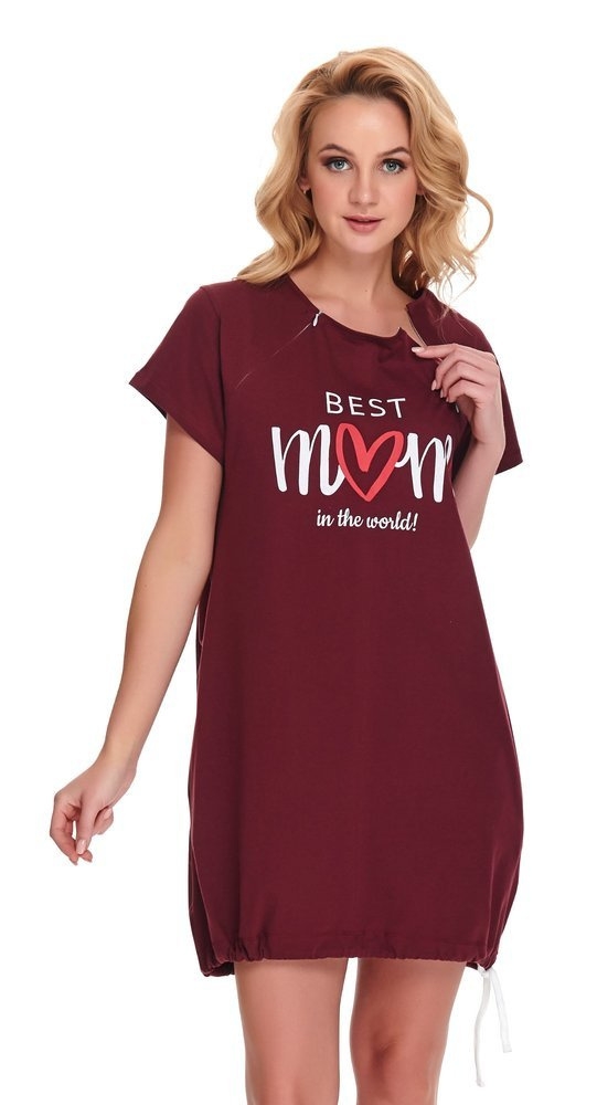 9900 koszula nocna do karmienia doctor nap - sangria
