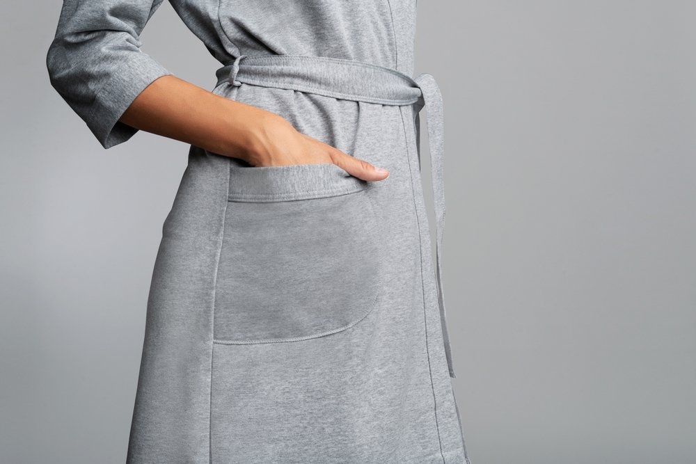 Kalia szlafrok damski 3/4rękaw italian fashion- róż 