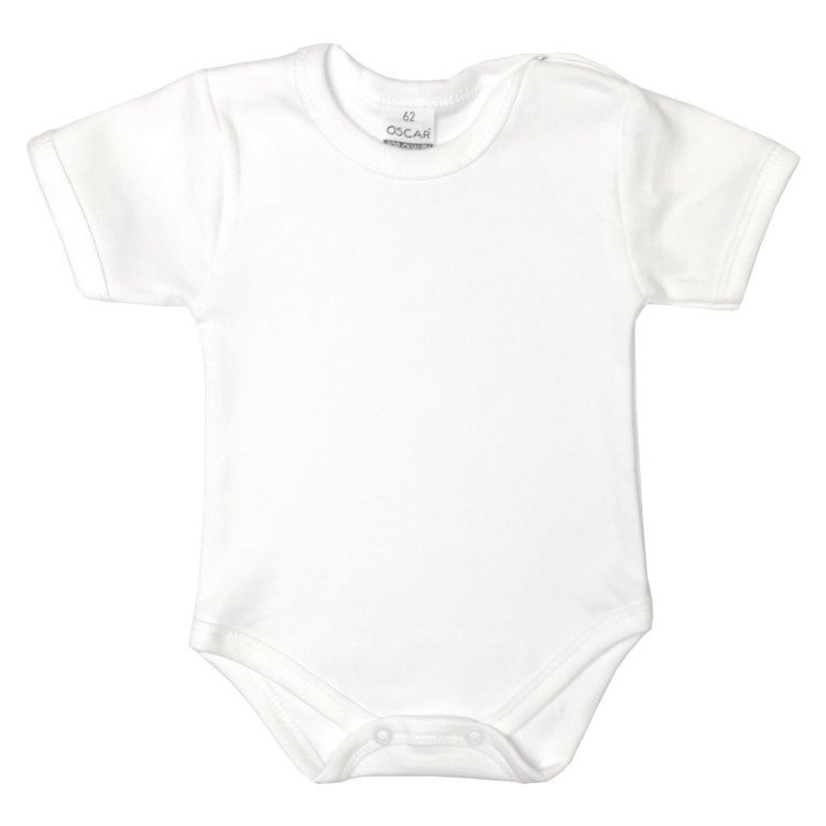 551219119 body z krótkim rękawem gładkie oscar kids 