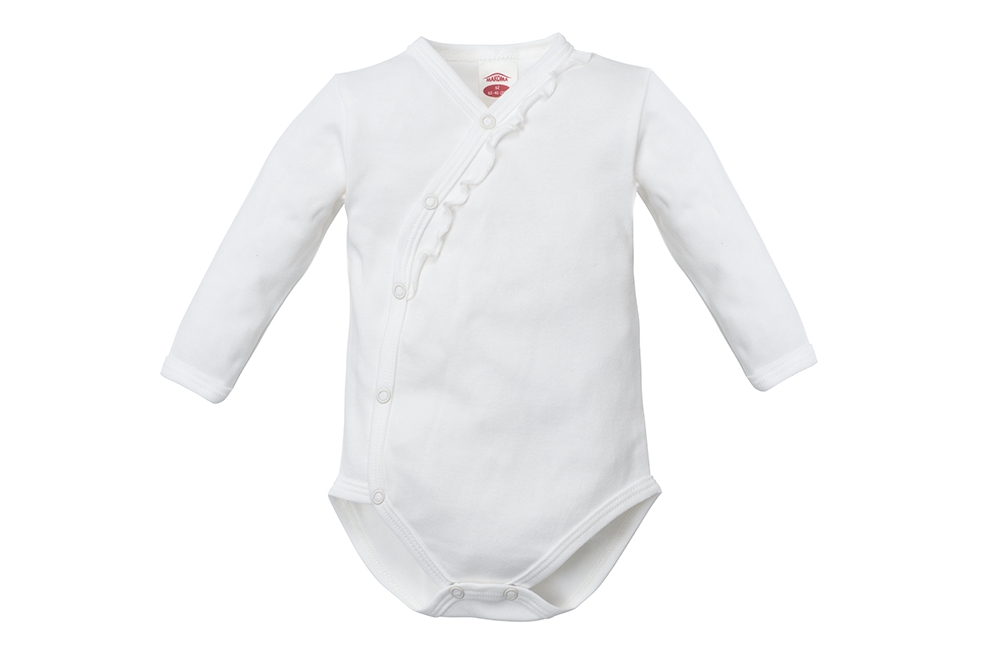 03218e roses body baby z długim rękawem makoma ecru