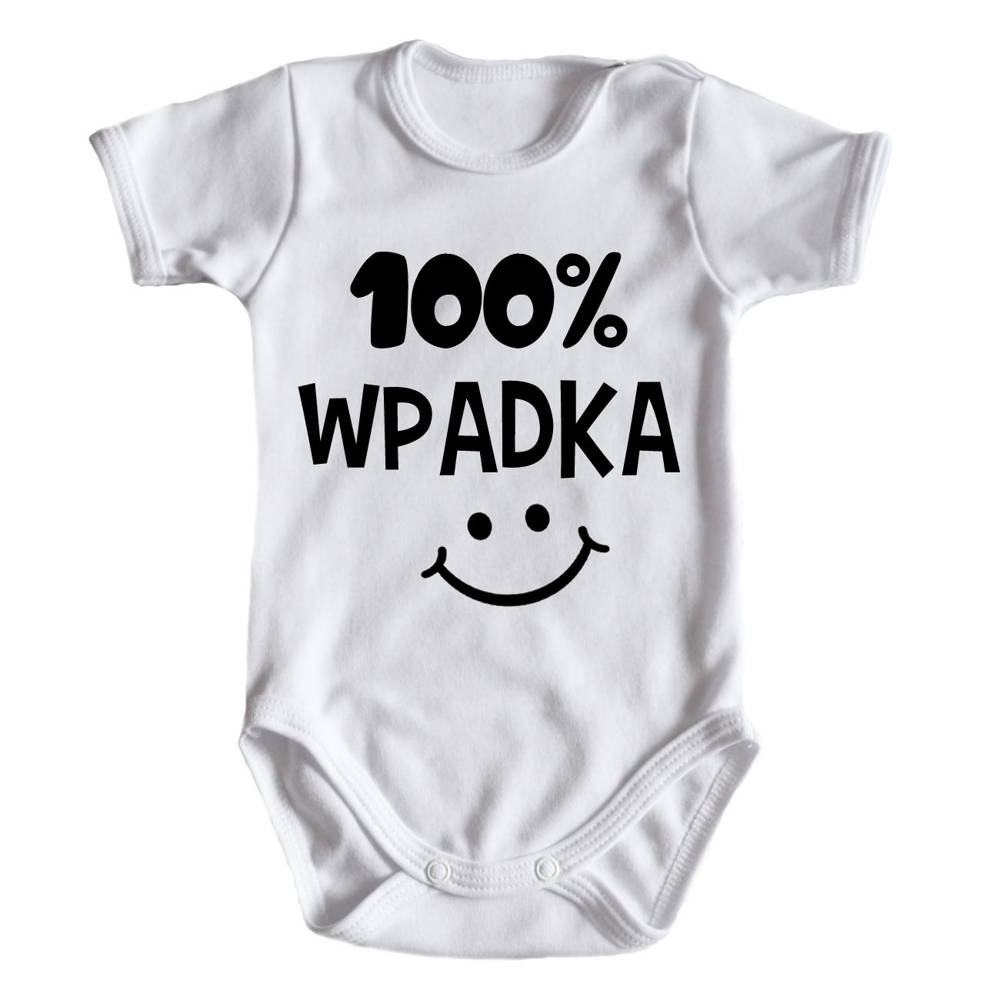 100% wpadka body krótki rękaw moocha czarny