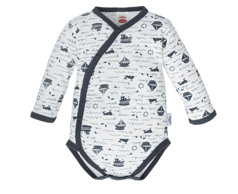 03223 la mer body baby z długim rękawem makoma druk