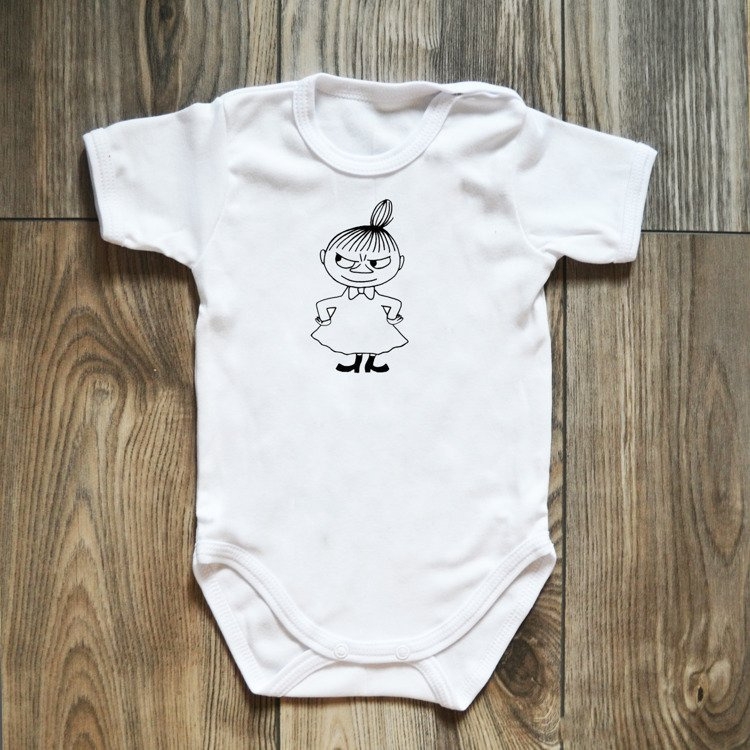 Body krótki rękaw mała mi moocha białe