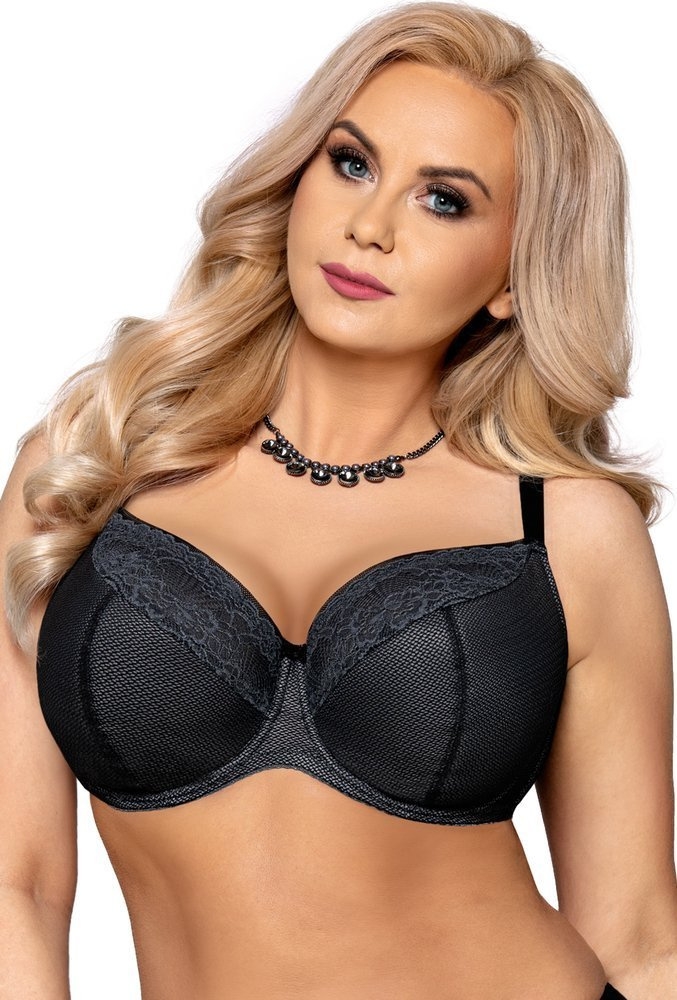 Vb-419 biustonosz półusztywniany semi soft vena grafitowy 
