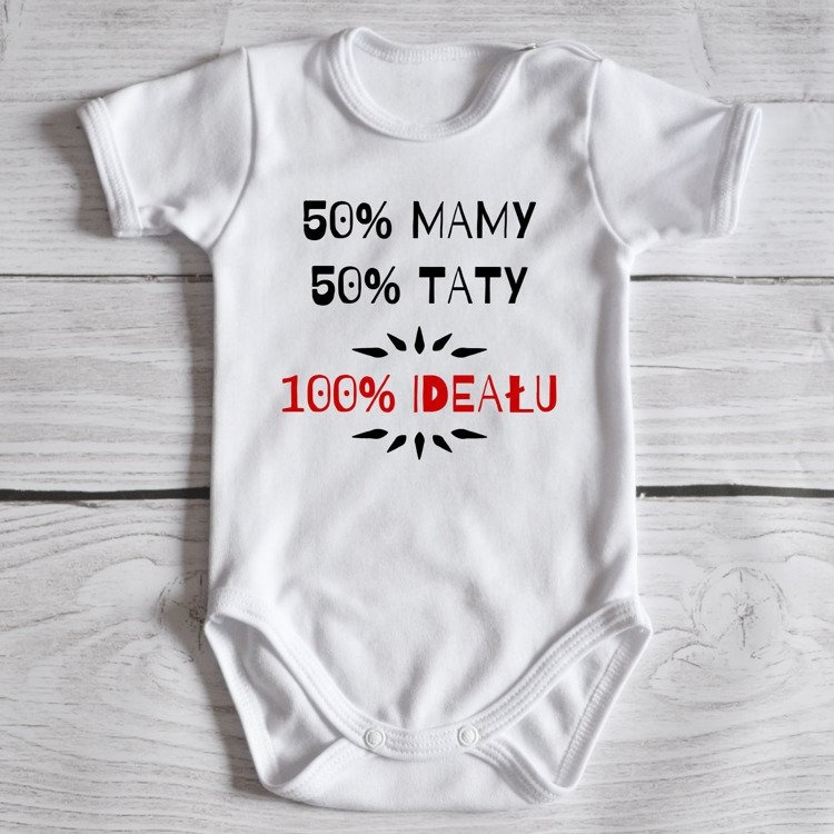 Body krótki rękaw 100 ideału moocha białe