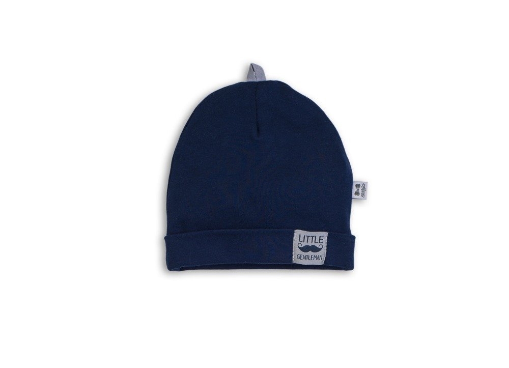 0415c little gentleman czapka niemowlęca marija - granat