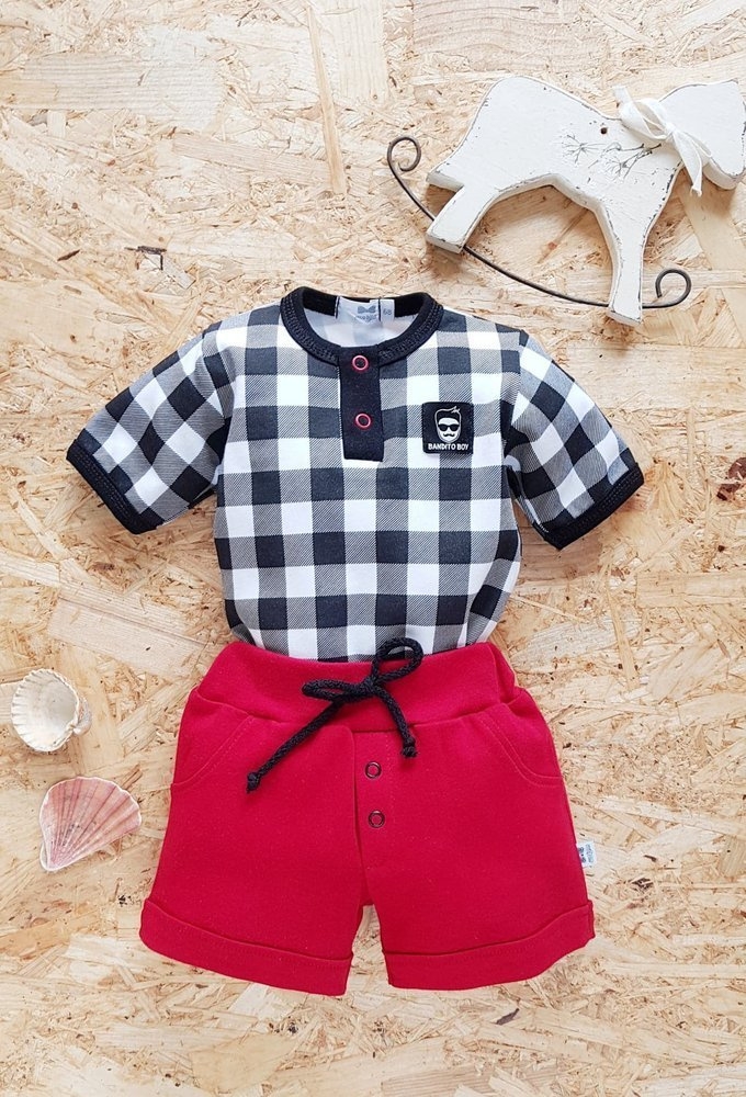 241kr bandito boy body polo z krótkim rękawem marija - kratka