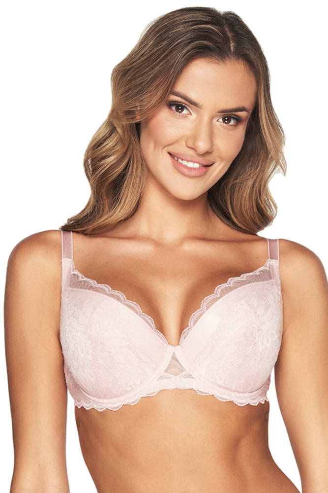 Pu-768 alice i biustonosz push-up kinga róż