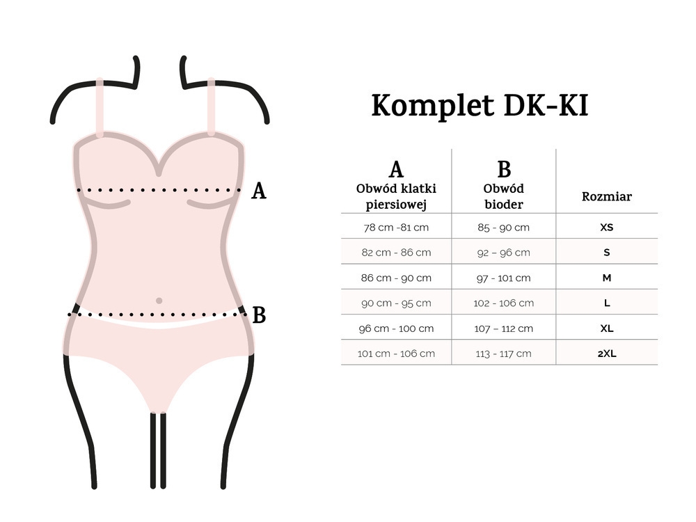 Dk-ki flowers komplet damski piżama dkaren - 6 ecru