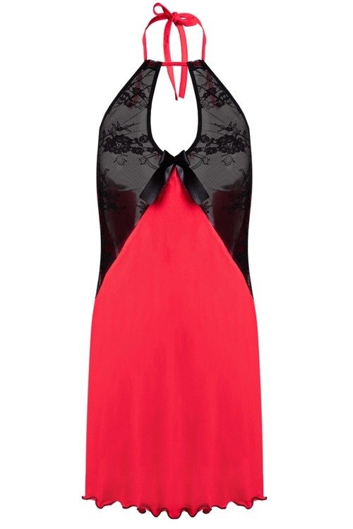 Cheryl halka nocna damska dkaren - czerwona 