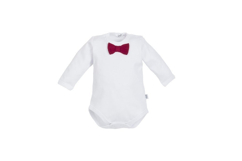 041b little gentleman body z muszką marija - biały
