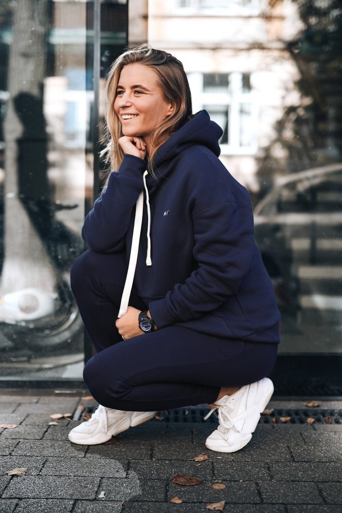 Mi° hoodie bluza z kapturem misimi - granat 