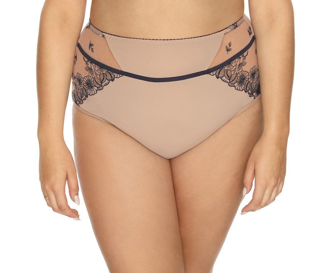 Gfm 1041 rosalie maxi figi damskie gaia beżowy granatowy