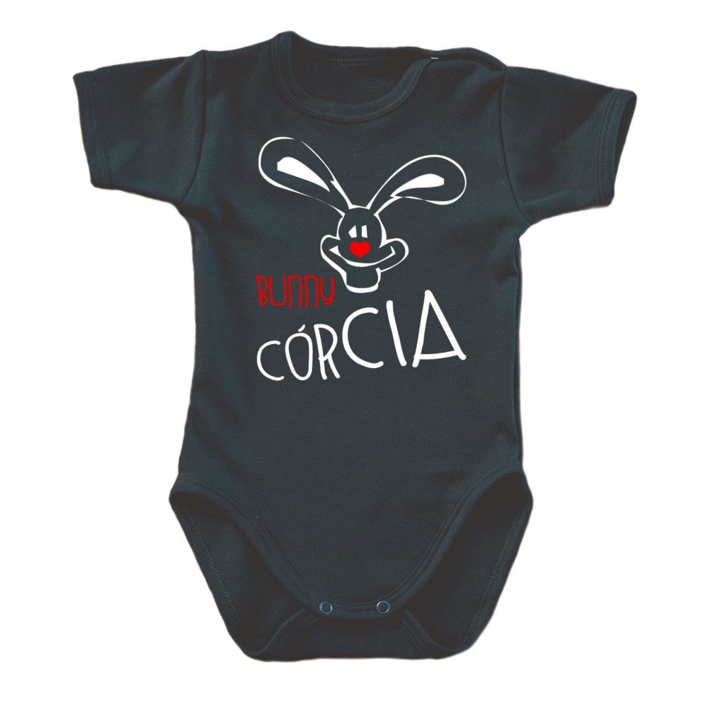 Body krótki rękaw bunny córcia moocha biały 