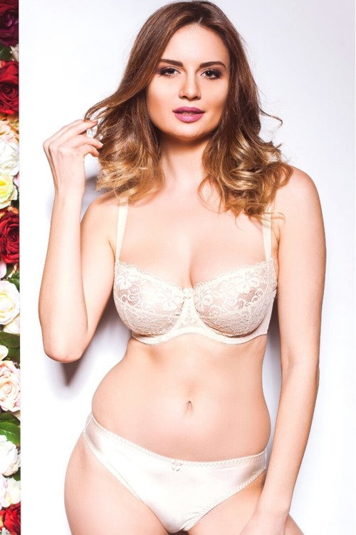 291 biustonosz soft kostar beżowy