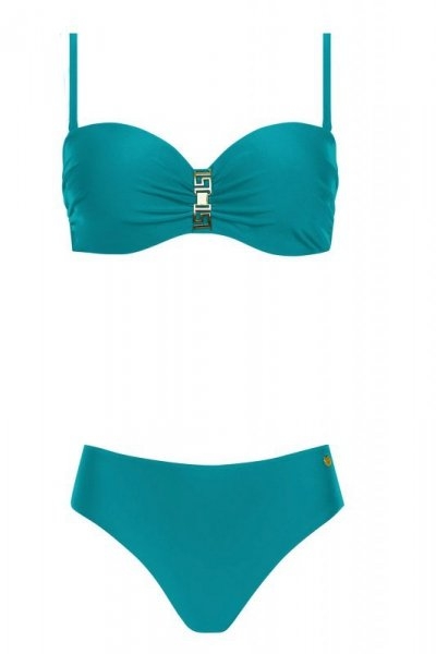 Strój kąpielowy Self Gold1 730CH1 10 turkusowy