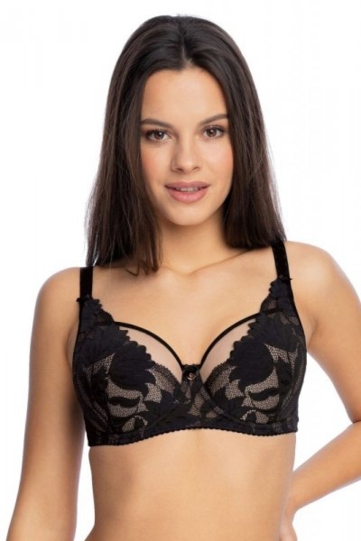 Biustonosz półusztywniany Gaia Keto 1134 czarny