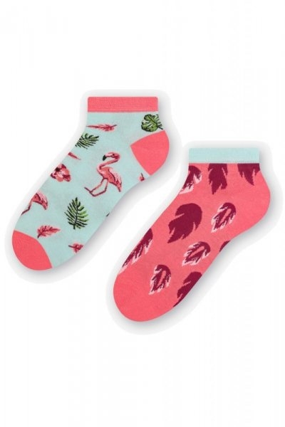 Zakostki damskie More 034 013 asymetryczne flamingo