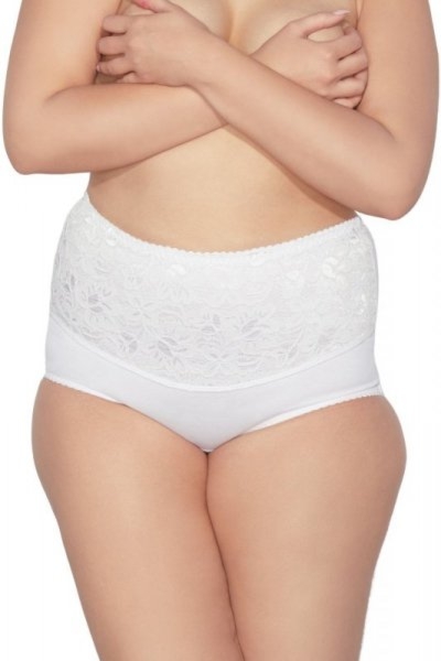 Damskie figi modelujące Mitex Ala białe plus