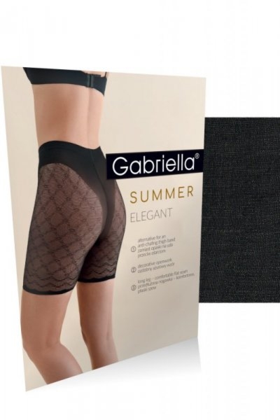 Szorty przeciw otarciom Gabriella Summer Elegant 988 20 den nero