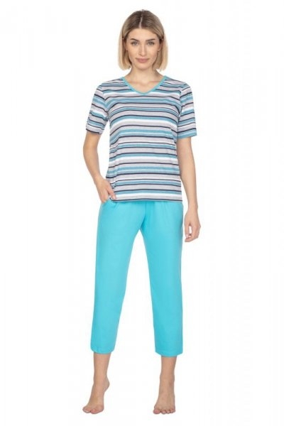 Piżama damska Regina 654 turkusowa