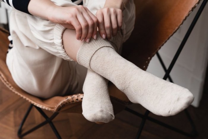 Skarpetki damskie Steven 093-036 Jasny Beż