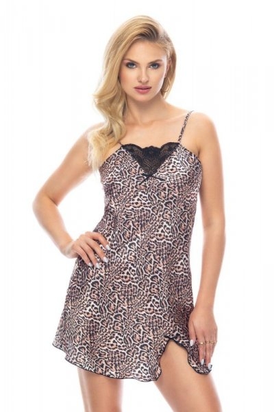 Damska koszula nocna Irall Yamila II Leopard