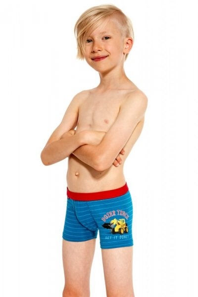 Bokserki chłopięce Cornette Kids print 701/76 Dozer truck 2