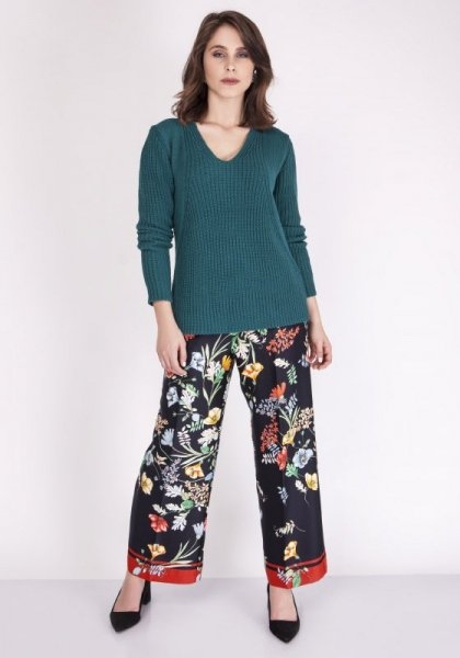 Sweter damski mkm victoria swe 123 morski
