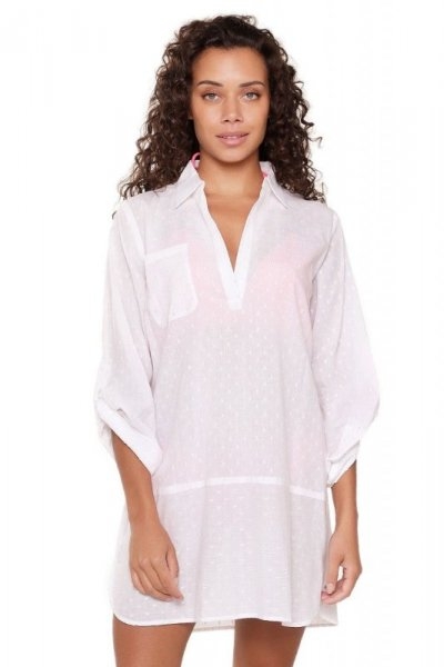 Sukienka plażowa Lingadore 7229 biała