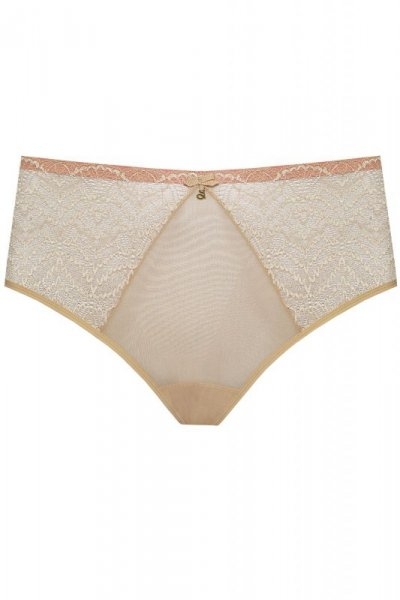 Figi damskie Samanta Charlotte B400 beżowe