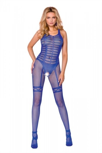 Bodystocking CA005 blue Casmir
