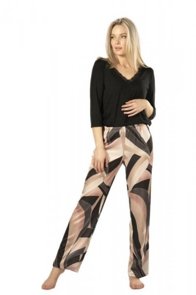 Piżama damska Nipplex Delfina szara