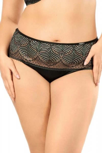 Szorty damskie Nipplex Diana czarno-zielone