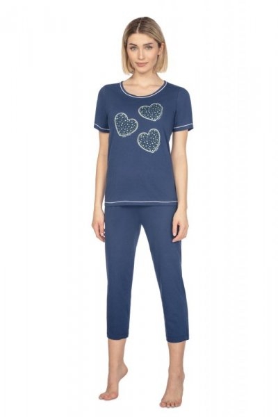 Piżama damska Regina 667 granatowa
