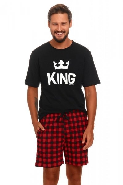 Piżama męska Doctor nap PMB 9952 red plus