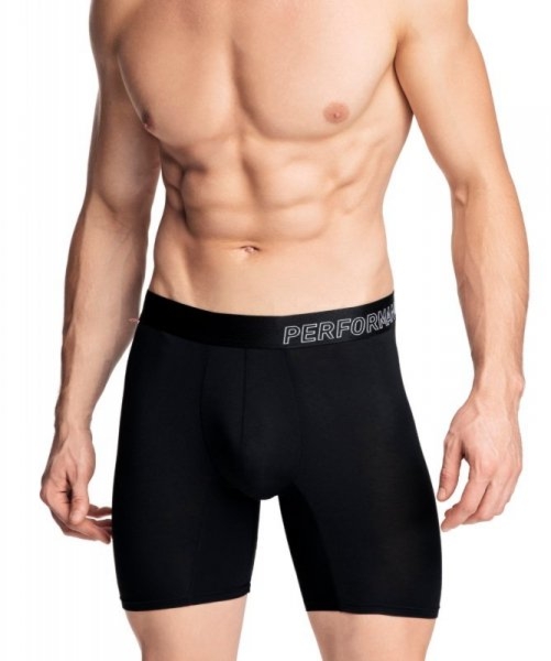 Bokserki męskie Atlantic Long Leg 1181 czarne