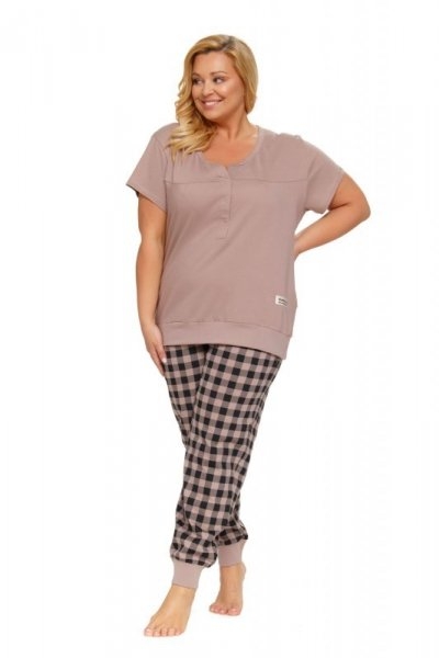 Piżama damska Doctor nap PM 4430 beżowa