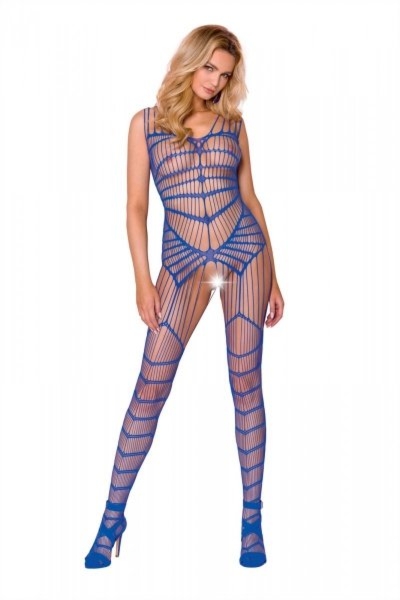 Bodystocking CA004 blue Casmir