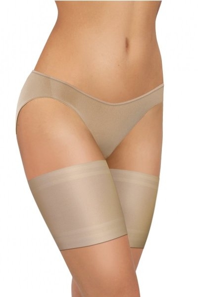 Opaska na uda thigh bands gładka beżowa sesto senso