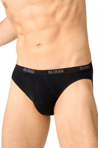 Slipy męskie Sloggi Basic Mini czarne