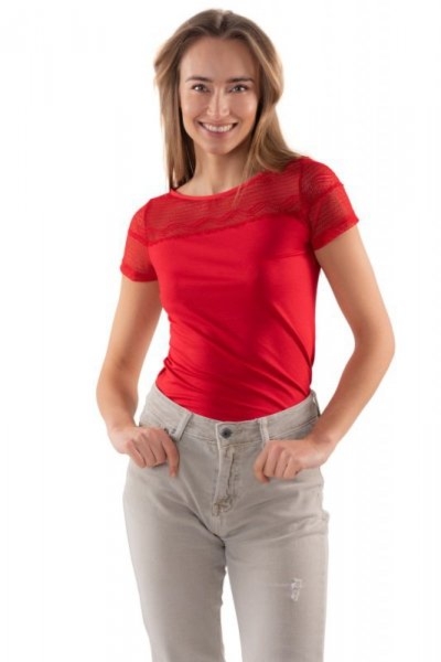 Bluzka damska Eldar Dorita czerwona