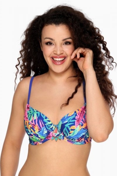 Biustonosz kąpielowy Ava SK 144 etnic blue