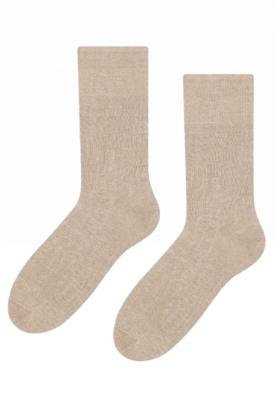 Skarpety męskie Steven 049 len 001 beżowe