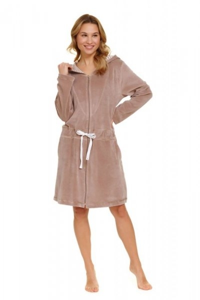 Szlafrok damski Doctor nap SWO 1008 beżowy