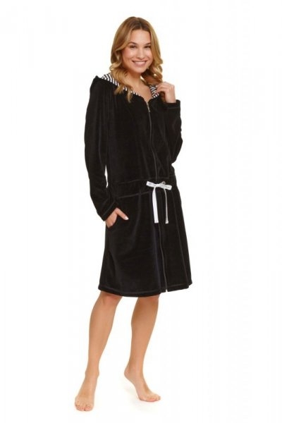 Szlafrok damski Doctor nap SWO 1008 czarny