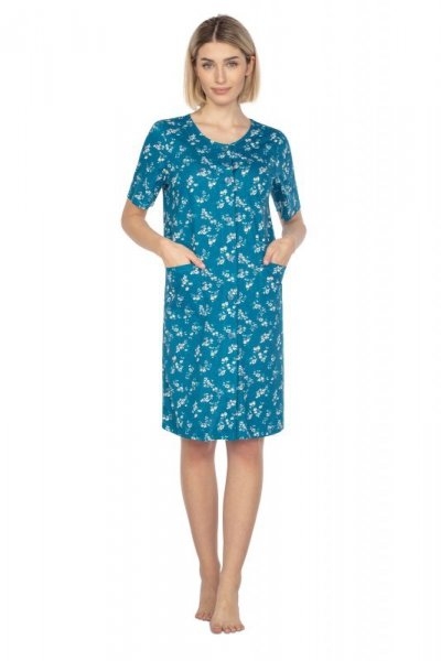 Damska koszula nocna Regina 129 zielona