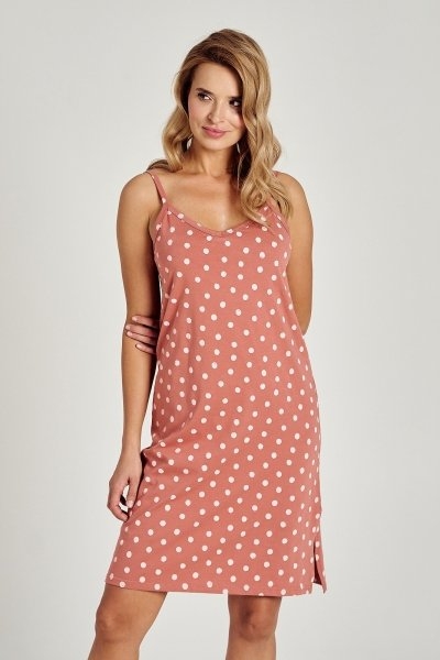 Damska koszula nocna Taro Paris 3128 01 ceglasta