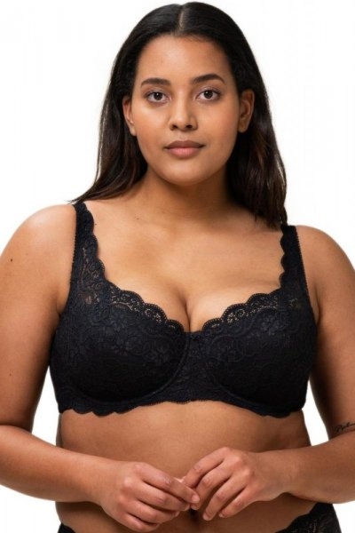 Biustonosz półusztywniany Triumph Amourette 300 WHP X czarny